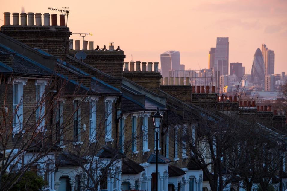 Houses in London (PA Archive)