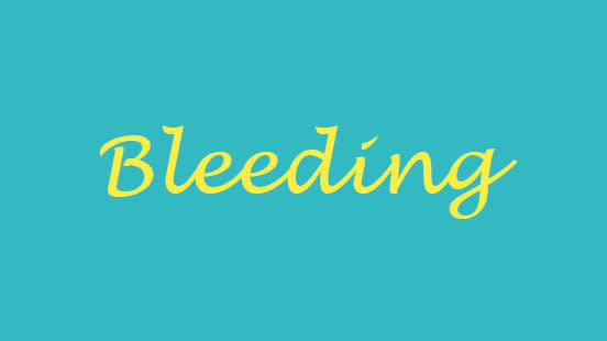 <strong>What it sounds like:</strong> Like you have a giant wound and you can't stop bleeding. Ever.  <br> <strong>But what you're actually referencing:</strong> You're being pretty literal here, but yes, a period means you're bleeding from your vagina.