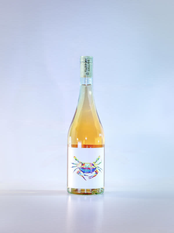 <p>Courtesy of Tarpon Cellars</p><p>Made from grapes grown in the Clarksburg AVA near the Sacramento River Delta, the 2021 <a href="https://tarponcellars.com/" rel="nofollow noopener" target="_blank" data-ylk="slk:Tarpon Cellars;elm:context_link;itc:0;sec:content-canvas" class="link ">Tarpon Cellars</a> "Cambaro" Skin Contact wine is a blend of 93% Chenin Blanc, 6% Sauvignon Blanc, and 1% Verdejo. YES that 1% matters! The dense clay and loam soils of Clarksburg inspire aromatic white wines with a mineral quality and supple texture. These conditions are perfect for the Cambaro Skin Contact blend made by Tarpon Cellars!</p><p>Picked early to retain acidity, the fruit was de-stemmed into an open top tank and fermented on the skins for 17 days. Pressed after dryness, the wine was racked into neutral barrels for eight months to complete Malo-lactic fermentation, then bottled with minimal SO2. No fining, no additions, and only a light filtration on the bottling line.</p><p>Maybe you're slurping oysters while passing out Halloween candy? This is your orange wine.</p><p>Suggested Retail Price: <strong>$26</strong></p>