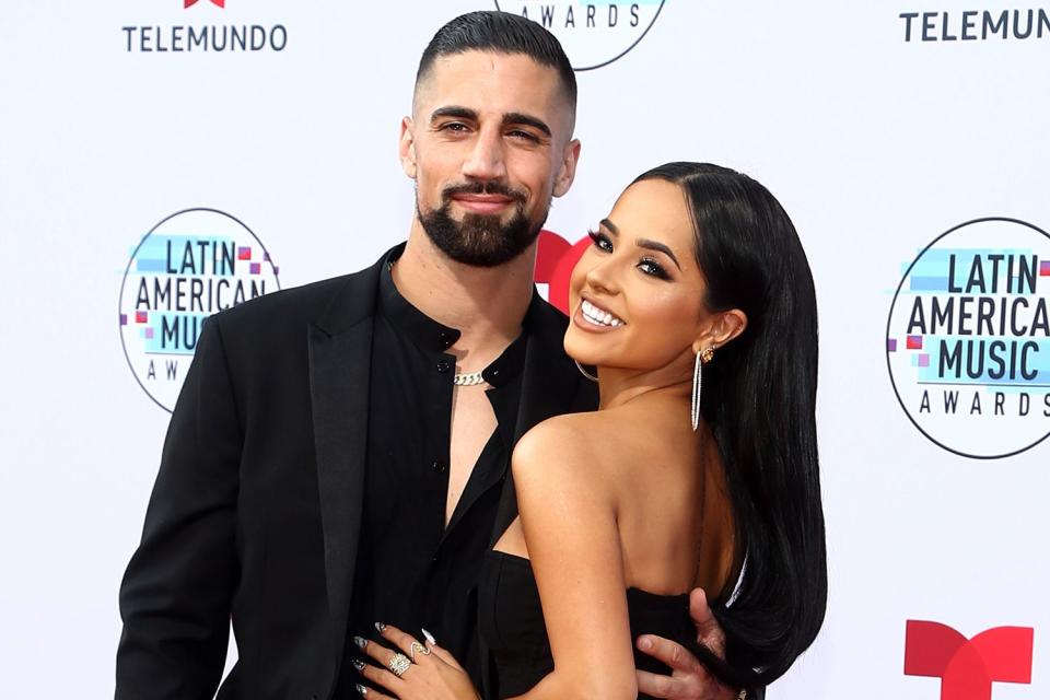 Tommaso Boddi/WireImage Sebastian Lletget and Becky G