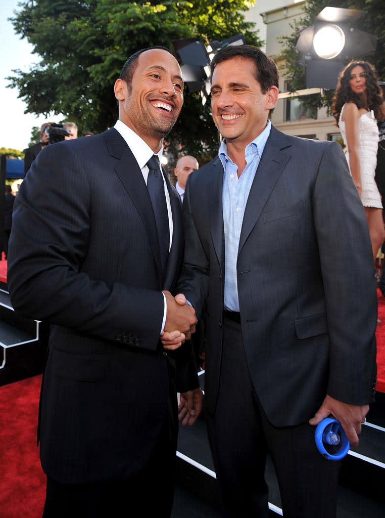 Get Smart Premiere 2008 Dwayne "The Rock" Johnson Steve Carell