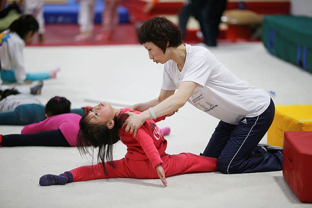 Children of kindergarten age, some younger, are stretched to the limit at the elite academies. Source: Reuters