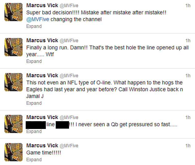 Marcus Vick Goes on Twitter Rant