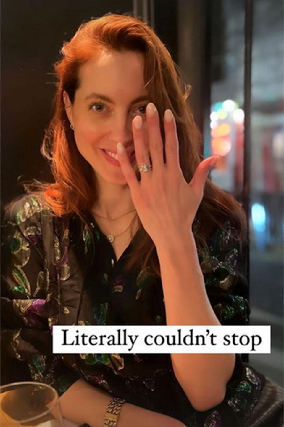 Eva Amurri engagement ring