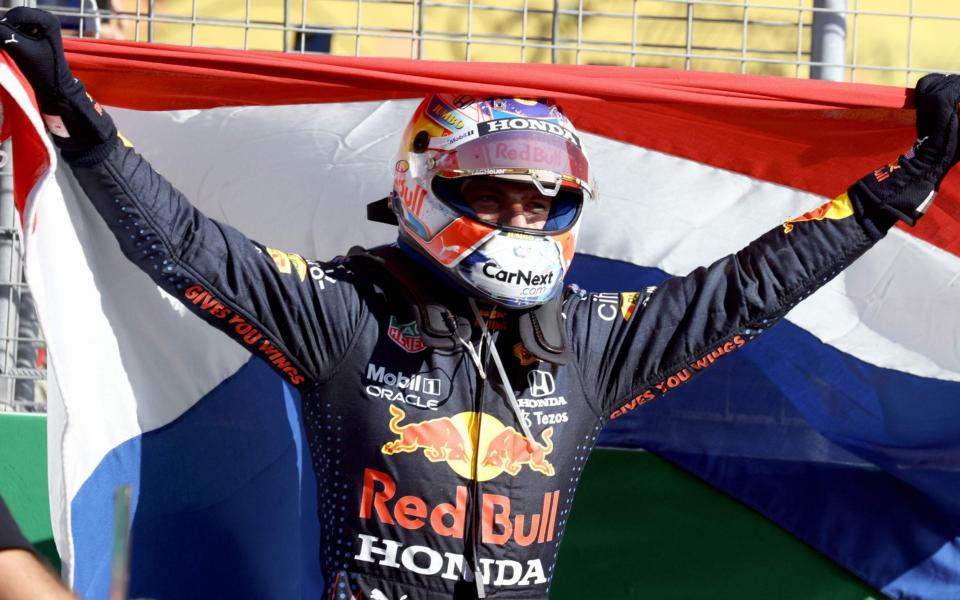 Red Bull's Dutch driver Max Verstappen -Lewis Hamilton hits out at Mercedes strategy as Max Verstappen seizes championship lead at Dutch GP - AFP