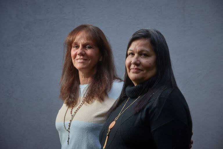 Marina Charpentier y Stella Maurig, coorganizadoras de La Madre Marcha 