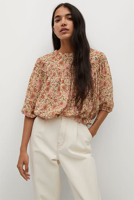 mango-floral-blouse