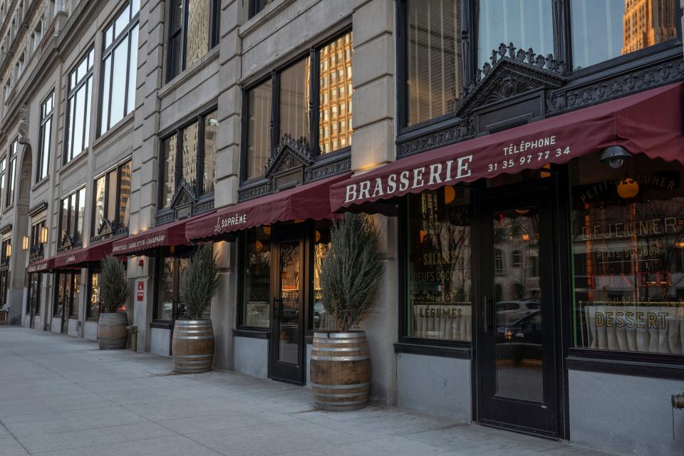 Le Suprême restaurant in the Book Tower in downtown Detroit on Tuesday, February 7, 2024.