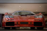 A McLaren F-1 LM-Specification car is displayed at Sotheby's in New York June 3, 2015. REUTERS/Brendan McDermid