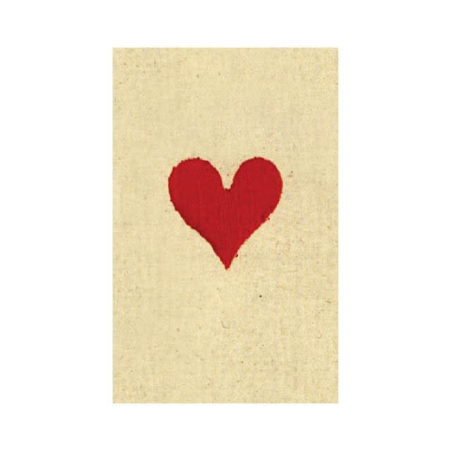 John Derian heart postcard, $2, johnderian.com