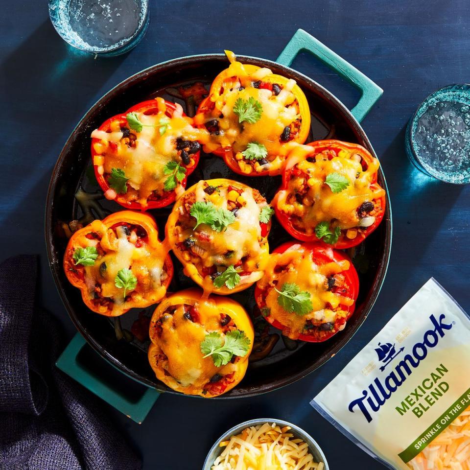 Cheesy Stuffed Bell Peppers