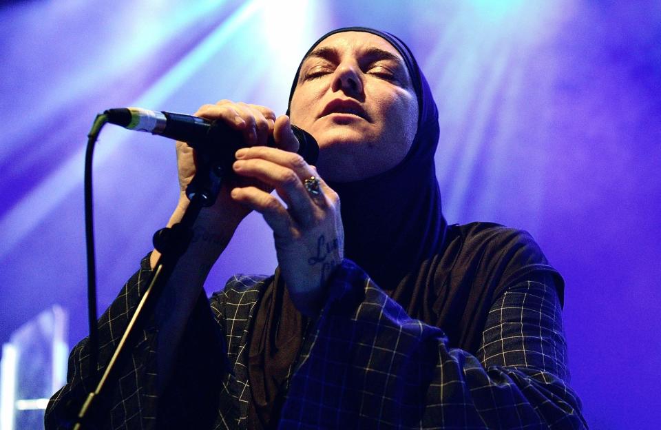 Sinead O'Connor performs at the O2 Shepherd's Bush Empire on December 16, 2019 in London, England.