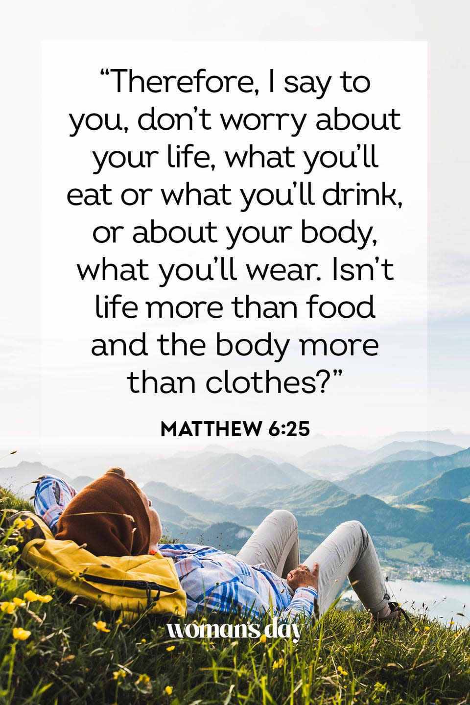 17) Matthew 6:25