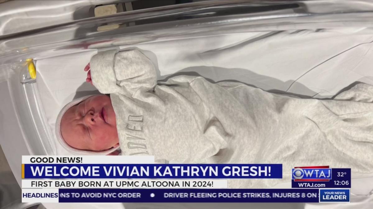 Fredericksburg area's first baby of 2024 born at 12:11 a.m.