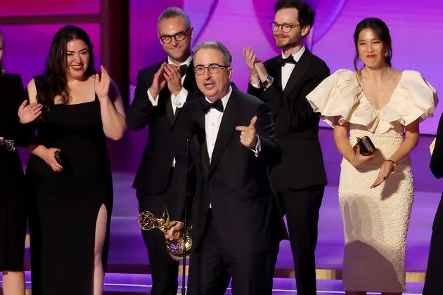 John Oliver and associates won Outstanding Scripted Variety Series for HBO's 