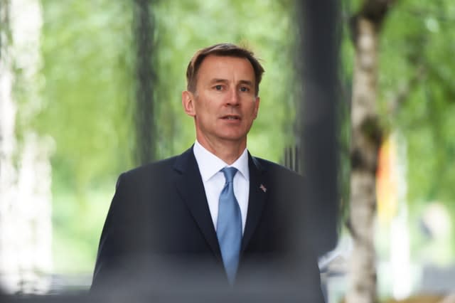 Foreign Secretary Jeremy Hunt 