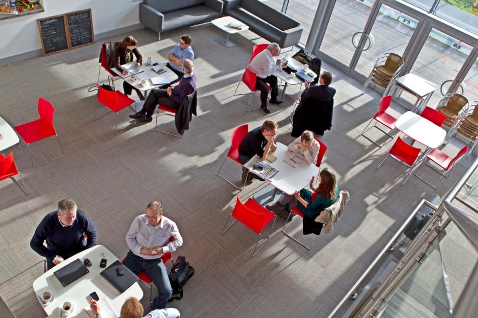 IWG was founded as Regus and provides flexible working space   (IWG/PA)