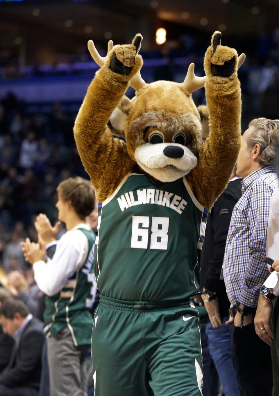 6. The Bucks’ mascot, Bango, made his debut in the team’s 1977-78 home opener. Bango was the name chosen by fans in a contest. Bango was also the call radio announcer, Eddie Doucette, made when players made a long-range basket.