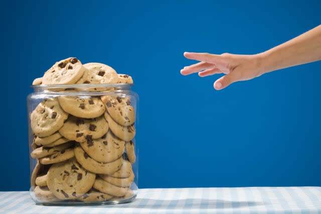 BJJPKA Hand reaching for chocolate chip cookie jar Biscuit; Chip; Chocolate; 6-7; years; 6-7; years; All; Under; 18; Alone; Bisc