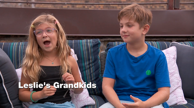 Leslie's grandkids on 'The Golden Bachelor'