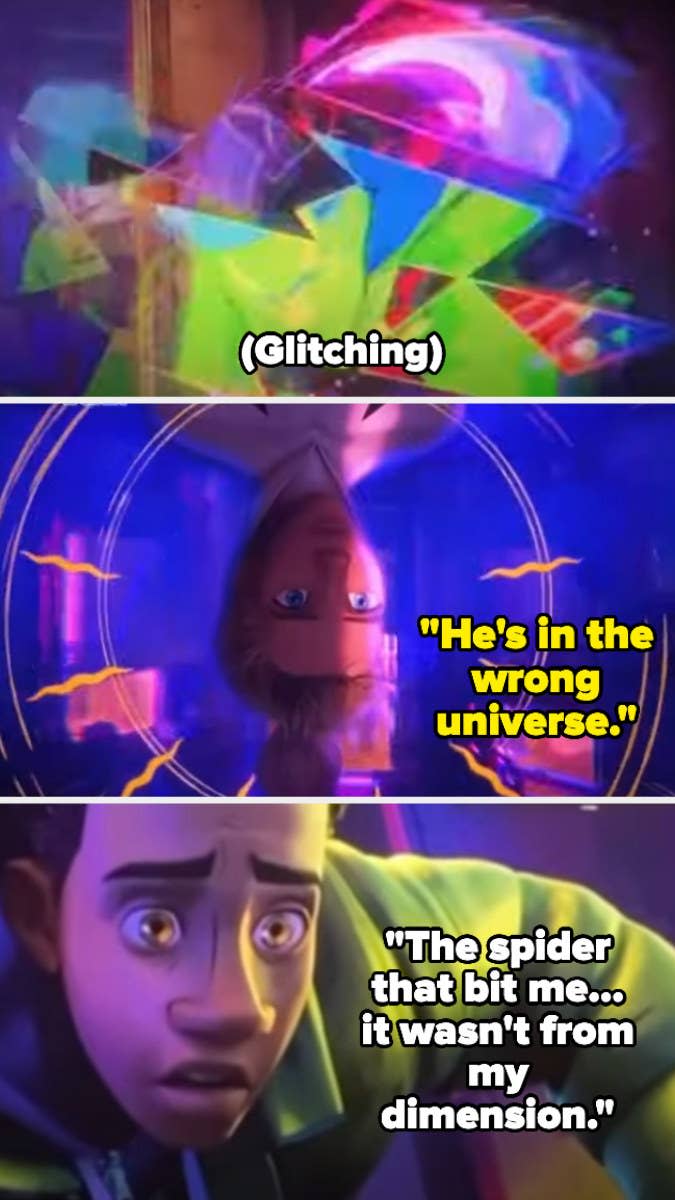 "He's in the wrong universe"