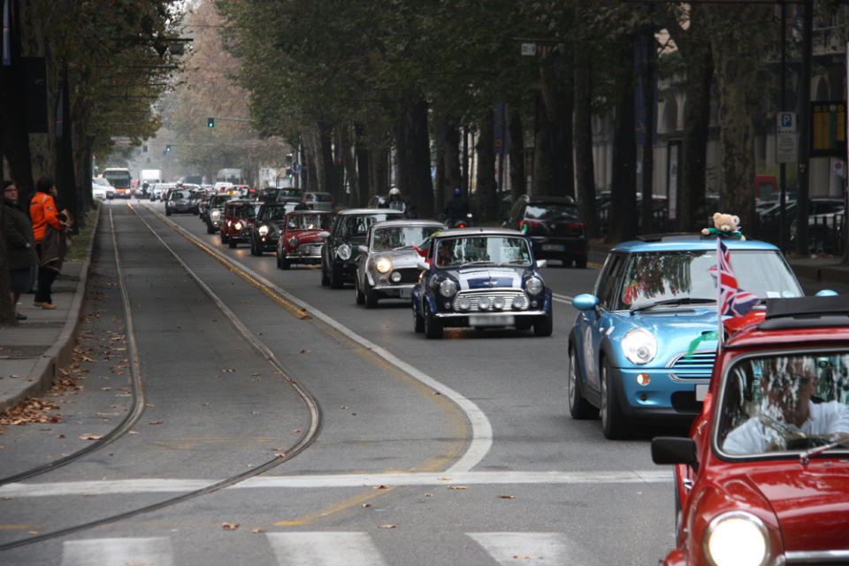 The Minis in Turin (Kenjay Savvy/PA Real Life)