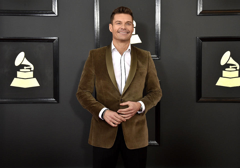 Ryan Seacrest is hosting the iHearts for the first time.
