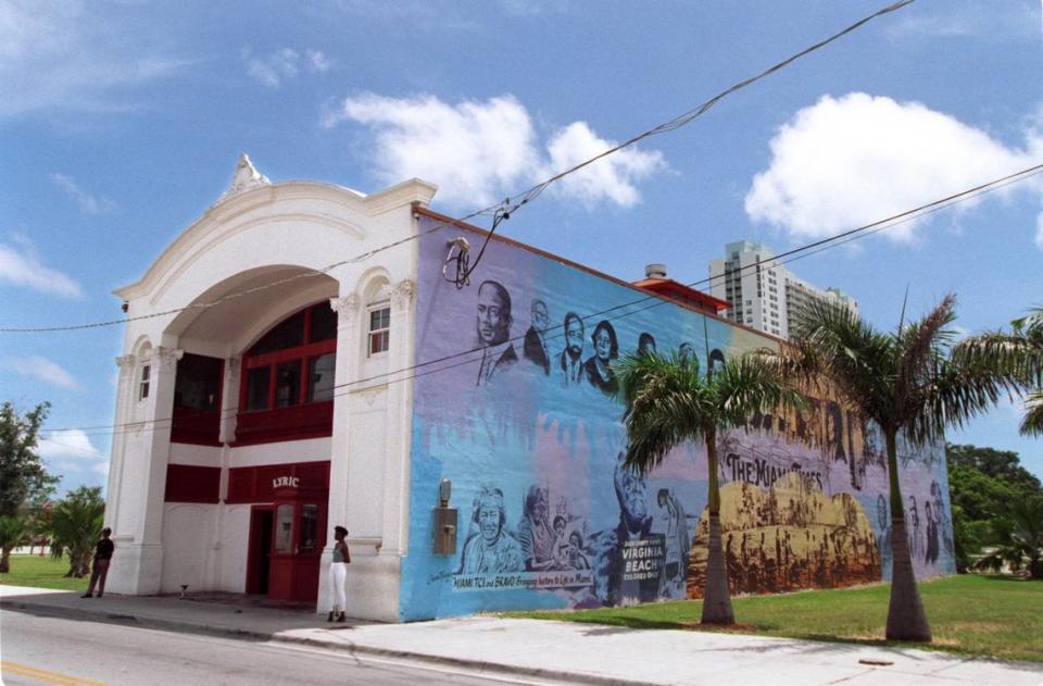 The Lyric Theater as seen in 1996. It was a state-of-the-art theater when it was built in 1913. ‘In the midst of gentrification and redevelopment, the historic Lyric Theater continues to stand majestically in Miami’s Overtown as a physical reminder of what came before us,’ notes Dr. Dorothy Fields.