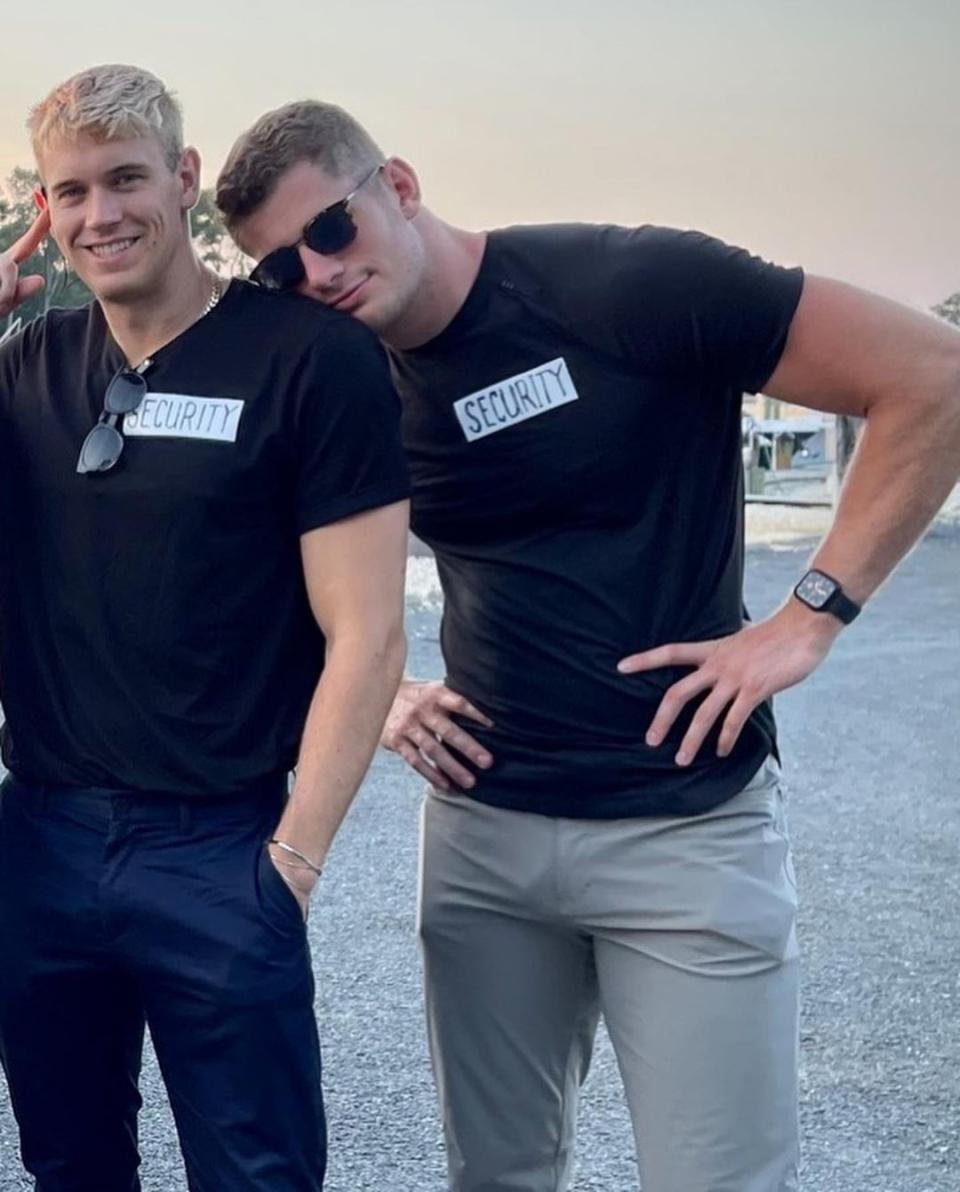 Carl Nassib and Soren Dahl via Instagram