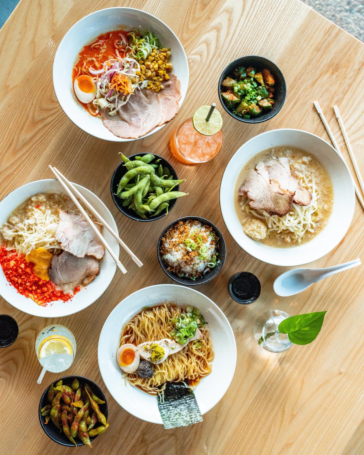 Daiboku Ramen serves a variety of appetizers in addition to bowls made with both chicken and pork broths.