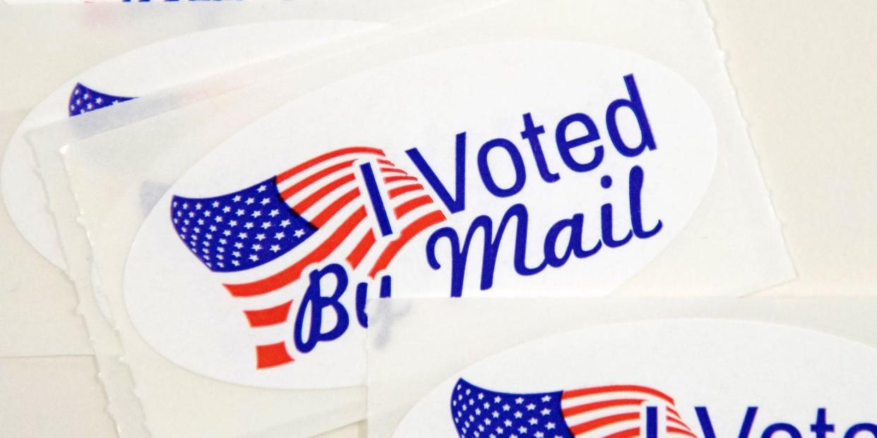 Vote by mail stickers