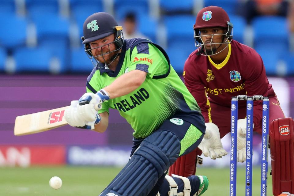 Paul Stirling delivered another vintage display as Ireland reached the next round in Hobart (AFP via Getty Images)