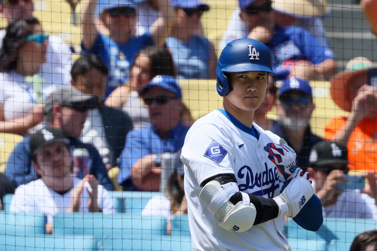 Los Angeles Dodgers dh Shohei Ohtani (17) 