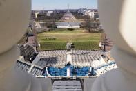 FILE PHOTO: Preparations ahead of the 59th Presidential Inauguration in Washington