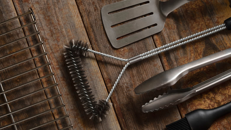 Metal tools for grilling