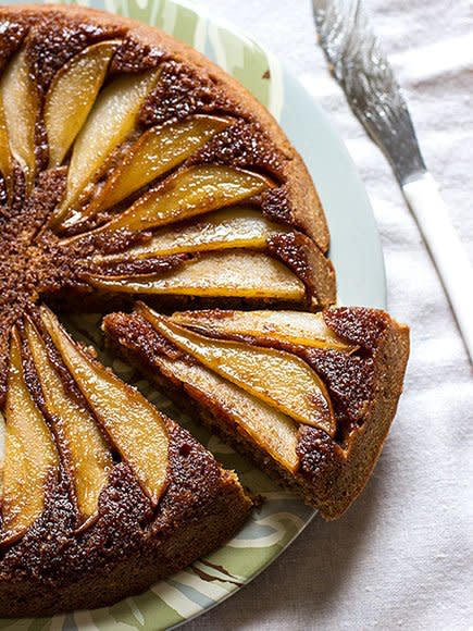 BUTTERMILK PEAR UPSIDE-DOWN CAKE