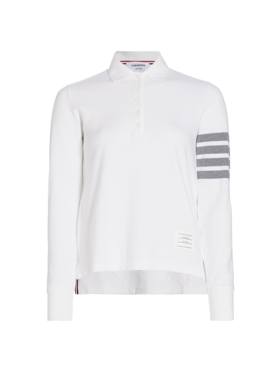 Saks and Thom Browne Polo Shirt