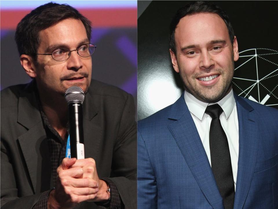 former chairman of Marvel Studios David Maisel and Scooter Braun