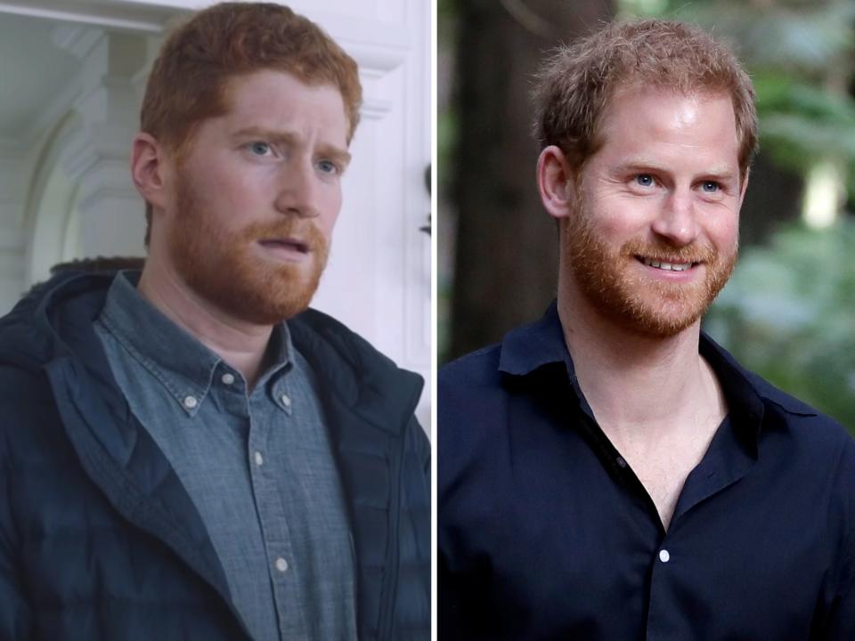 jordan dean as prince harry and prince harry