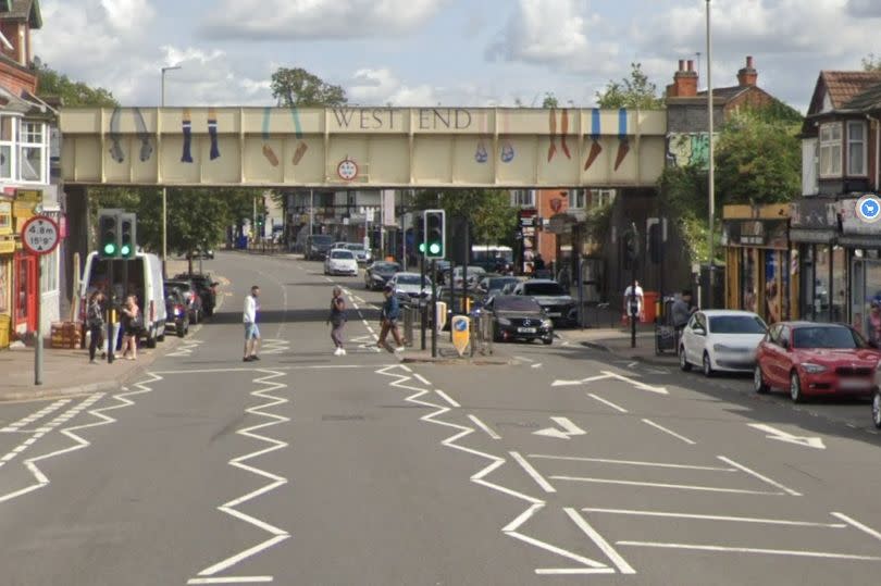 Narborough Road heading into Leicester