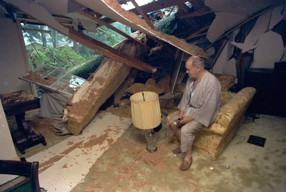 Hurricane Andrew damage - Louisiana