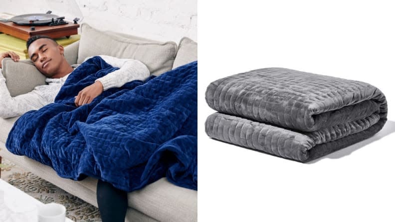 Snuggle up with the Gravity Blanket.