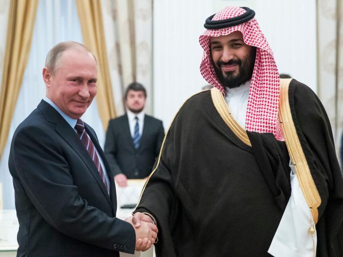 Vladimir Putin Mohammed bin Salman