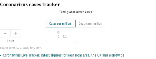 Coronavirus live map