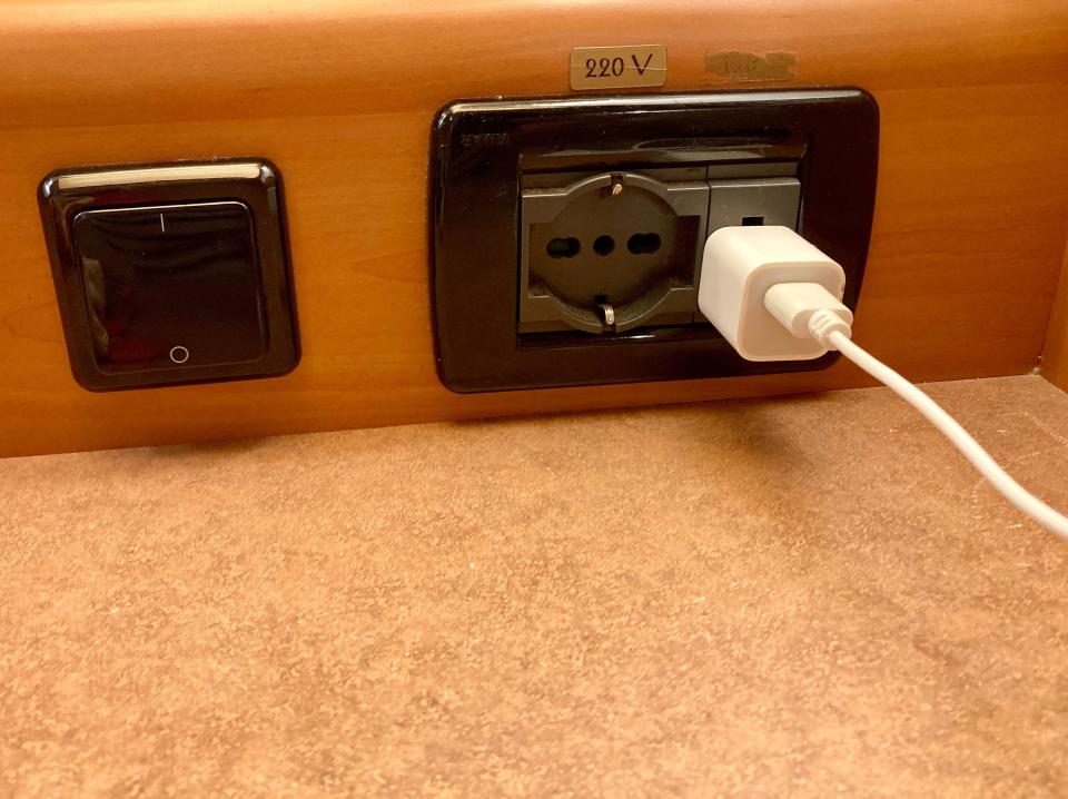 outlet with plug in it carnival legend