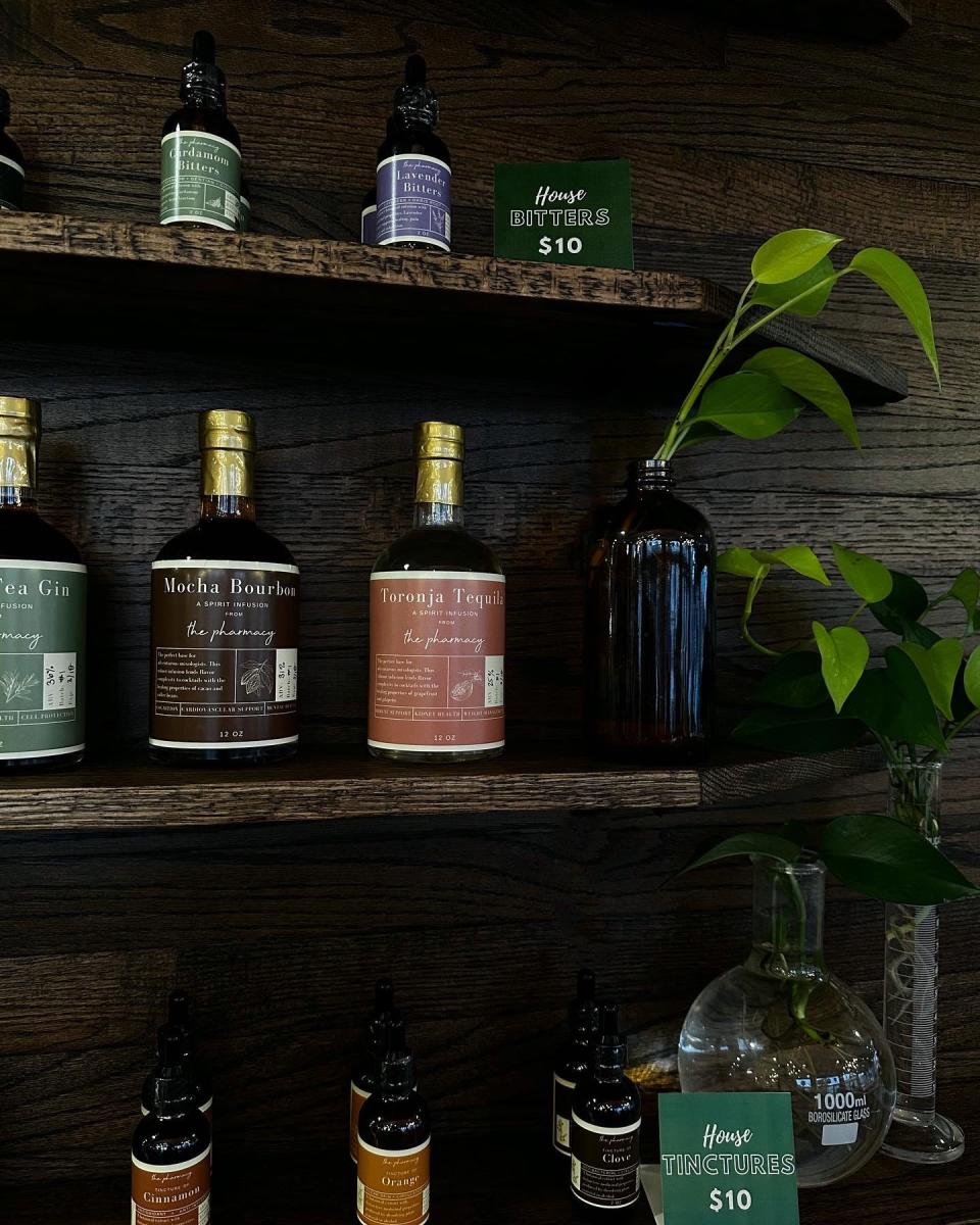 The Pharmacy bar in Crossroads Collective food hall, 2238 N. Farwell Ave., now is selling its own line of bitters, tinctures and infused spirits by the bottle.