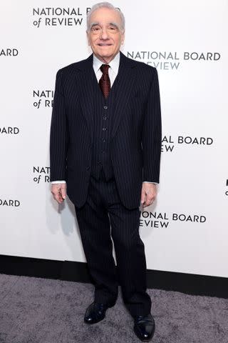 <p>Dimitrios Kambouris/Getty</p> Martin Scorsese, National Board Of Review 2024 Awards Gala at Cipriani 42nd Street