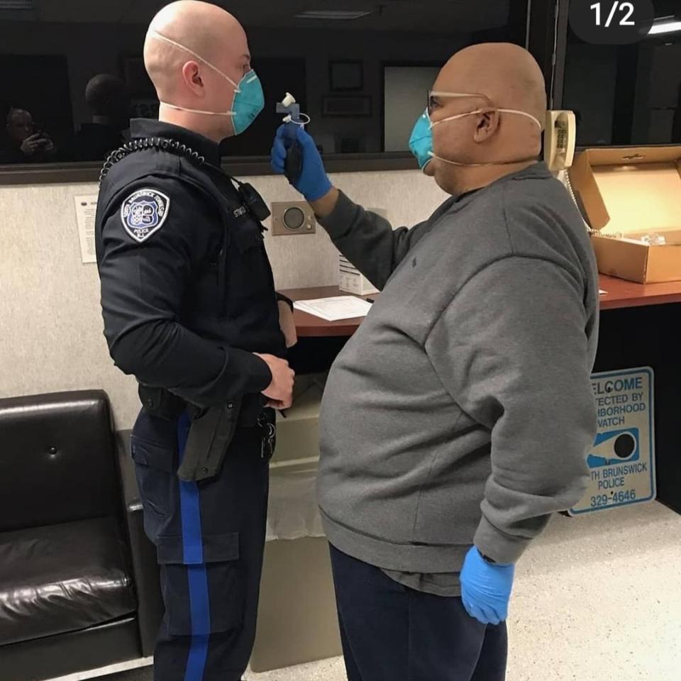 Manny Mulero coordinated fit testing in 2020 to ensure all South Brunswick police officers had the proper masks while battling the pandemic.
