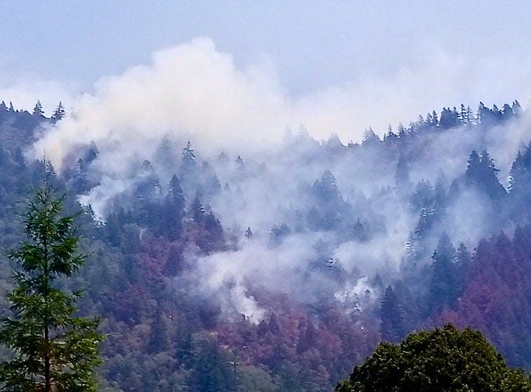 The Trinity County Sheriff's Office issued evacuation orders for the Salyer area on Saturday afternoon due to the Campbell Fire that's burning southeast of Willow Creek.