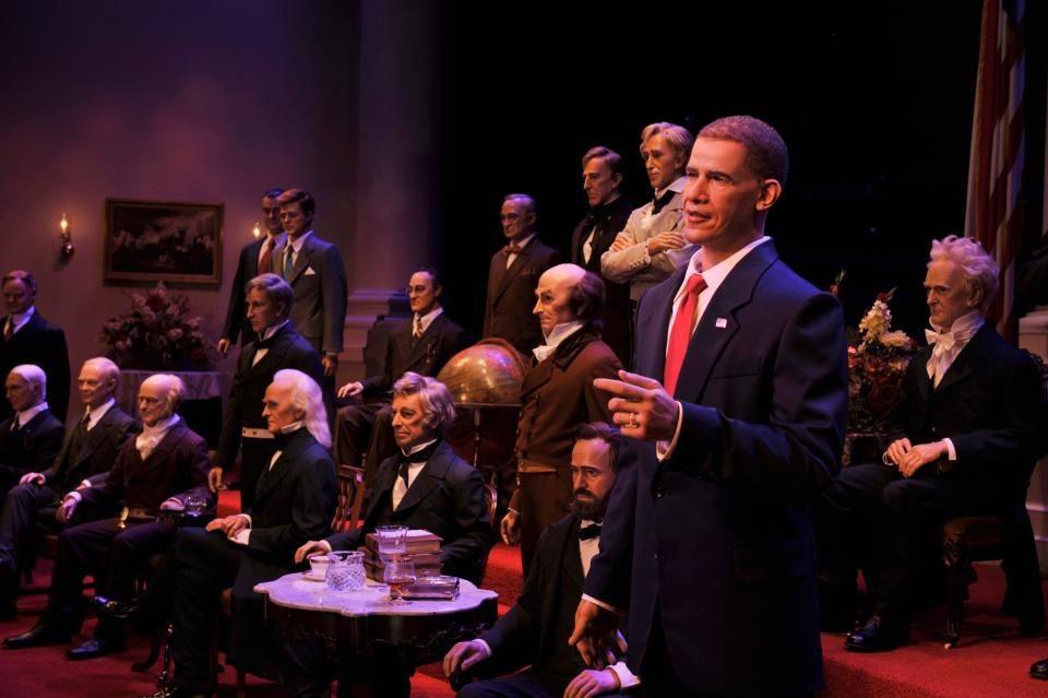 All 46 U.S. presidents are featured in The Hall of Presidents, including Joe Biden, who will be added next month.